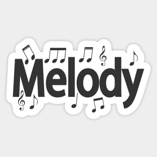 Melody Design Sticker